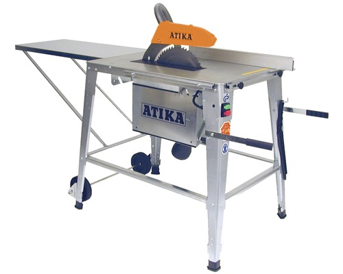 Tischkreissäge Atika HT 315 3000 W, vormontierter Sägetisch mit Spankasten und Motor