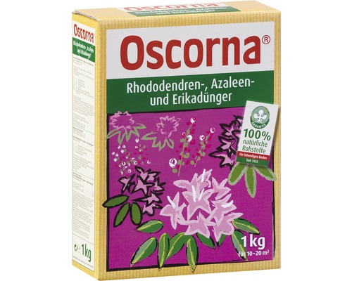 Rhododendron, - Azaleen, und Erikadünger Oscorna organischer Dünger 1 kg