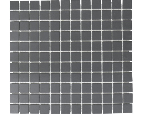 Keramikmosaik CU 020 schwarz 32,7x30,2 cm