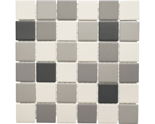Keramikmosaik CU 213 grau/beige 29,1x29,1 cm