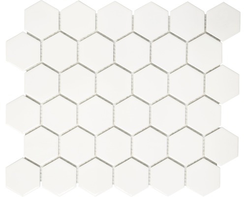 Keramikmosaik HX 085 weiß 32,5x28,1 cm