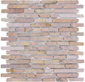 Natursteinmosaik MOS Brick 145 rot 30,5x30,5 cm