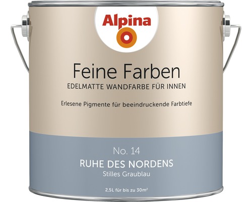 Alpina Feine Farben konservierungsmittelfrei Ruhe des Nordens 2,5 L