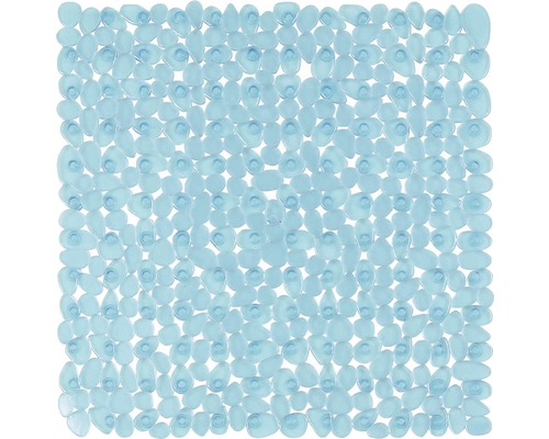 Duscheinlage spirella Riverstone 54 x 54 cm blau transparent