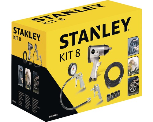 Druckluft-Set Stanley 8-teilig