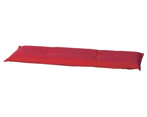 Auflage für Gartenbank Madison Panama 48 x 110cm Baumwolle-Polyester 3-Sitzer rot