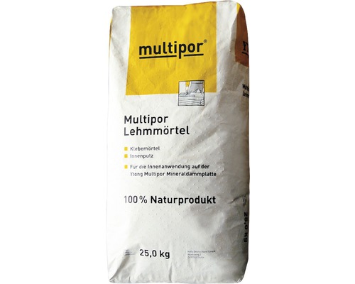 Multipor Lehmmörtel 25 Kg