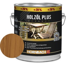 HORNBACH Holzöl Plus teak 3 l (20 % Gratis!)-thumb-0