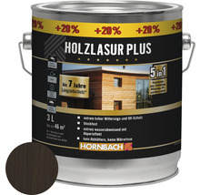 HORNBACH Holzlasur Plus palisander 3 l (20 % Gratis!)-thumb-0