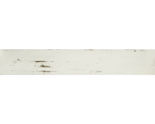 Feinsteinzeug Wand- und Bodenfliese Skagen Weiß glas. 15 x 90 cm-0