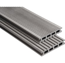 Konsta WPC Terrassendiele Futura graubraun gebürstet 26x145 mm (Meterware ab 1000 mm bis max. 6000 mm)-thumb-0
