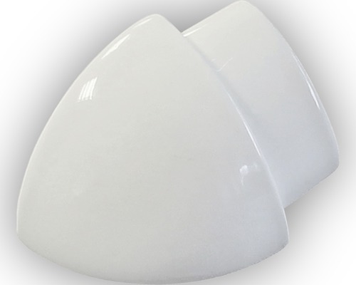 Eckstück Durondell DRAC 830-YI aluminium weiß