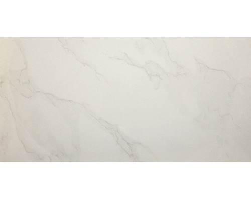 Feinsteinzeug Wand- und Bodenfliese Carrara Weiß 30 x 60 cm-0