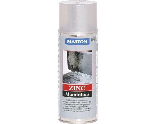 Sprühlack Maston Metallschutz Zink/Aluminium silbergrau 400 ml