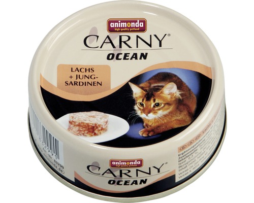 Katzenfutter nass animonda Carny Ocean Lachs + Jungsardinen 80 g-0
