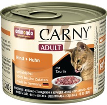 Katzenfutter nass animonda Carny Adult Rind + Huhn 200 g-thumb-0