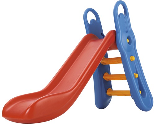 Rutsche BIG Fun-Slide Kunststoff mit Leiter rot