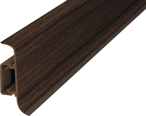 Sockelleiste mit Kabelführung nussbaum 50x2500 mm bei HORNBACH kaufen