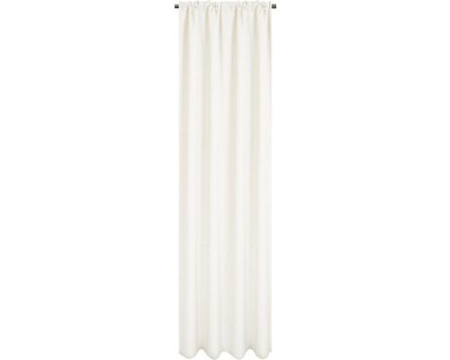 Vorhang mit Universalband Silk off beige 130x280 cm-0
