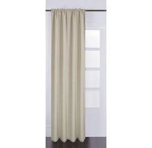 Vorhang mit Universalband Silk off taupe 130x280 cm-thumb-0