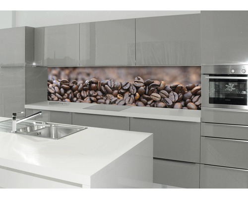 Küchenrückwand mySPOTTI profix Kaffeebohnen 60x220 cm