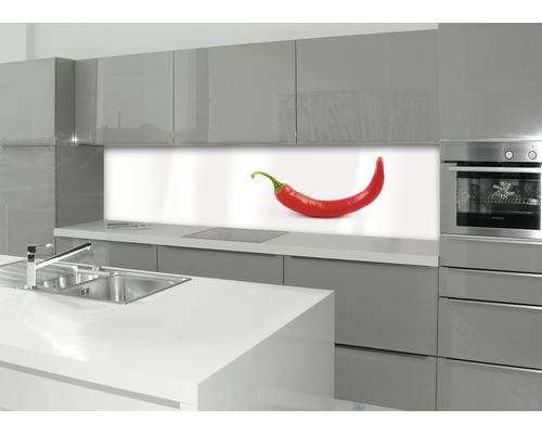 Küchenrückwand mySPOTTI profix Hot Chili 60x220 cm-0