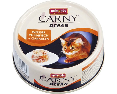 Katzenfutter nass animonda Carny Ocean Thunfisch/Garnele 80 g