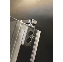 Drehtür für Nische Breuer Europa Design 120 cm Anschlag links Klarglas Profilfarbe chrom Einstiegsbreite 82 cm-thumb-6
