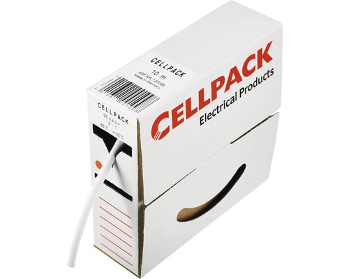 Cellpack Schrumpfschlauch 4,8-2,4 weiß SB4WS Meterware nach Maß in Ihrem Hornbach Markt erhältlich