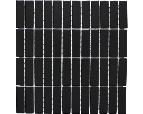 Keramikmosaik ST 360 29,1x30 cm schwarz