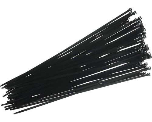 Haupa 262638 Kabelbinder UV-beständig 610x8,8 mm Nylon schwarz 50 Stück