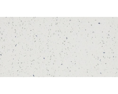 Quarzstein Wand- und Bodenfliese weiß poliert 45 x 90 cm